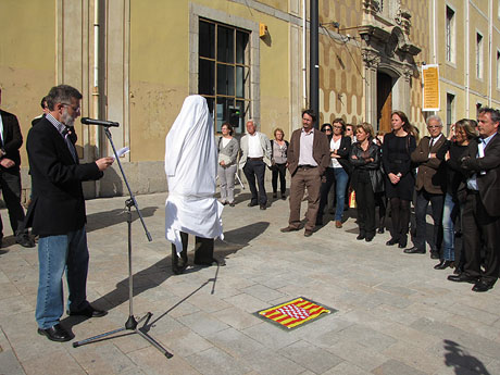 Inauguraci&oacute; de l'escultura de Laure&agrave; Dalmau i Pla
