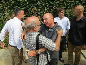 Presentaci&oacute; a Girona dels candidats de la llista Junts pel S&iacute;