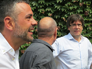 Presentaci&oacute; a Girona dels candidats de la llista Junts pel S&iacute;