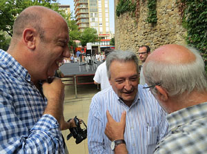 Presentaci&oacute; a Girona dels candidats de la llista Junts pel S&iacute;