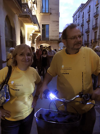 Concentració a la plaça del Vi