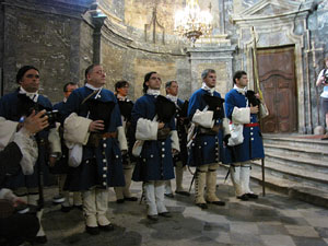 Benedicci&oacute; de la bandera a la capella de Sant Narc&iacute;s