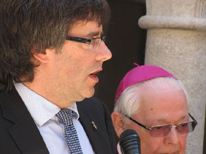Inauguració de la restauració del claustre de Sant Daniel