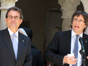 Inauguració de la restauració del claustre de Sant Daniel