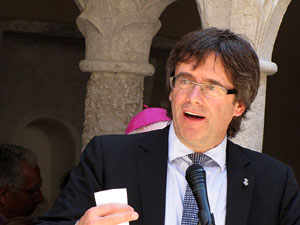 Inauguració de la restauració del claustre de Sant Daniel