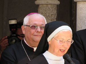 Inauguració de la restauració del claustre de Sant Daniel