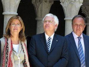 Inauguració de la restauració del claustre de Sant Daniel