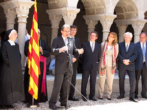 Inauguració de la restauració del claustre de Sant Daniel