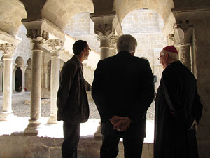 Inauguració de la restauració del claustre de Sant Daniel