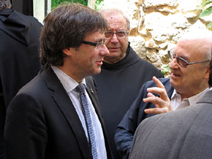 Inauguració de la restauració del claustre de Sant Daniel