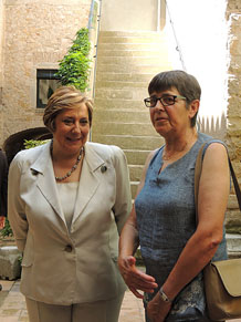 Inauguració de la restauració del claustre de Sant Daniel