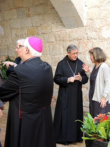 Inauguració de la restauració del claustre de Sant Daniel