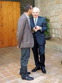 Inauguració de la restauració del claustre de Sant Daniel