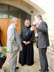 Inauguració de la restauració del claustre de Sant Daniel