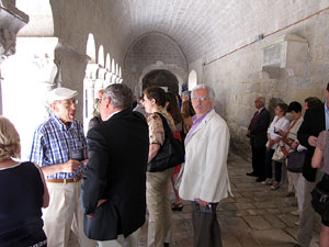 Inauguració de la restauració del claustre de Sant Daniel
