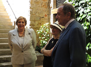 Inauguració de la restauració del claustre de Sant Daniel