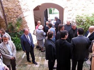 Inauguració de la restauració del claustre de Sant Daniel