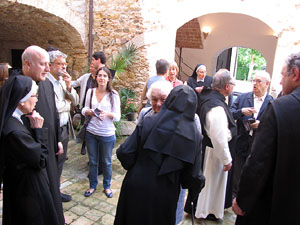 Inauguració de la restauració del claustre de Sant Daniel