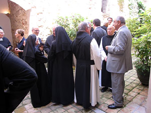 Inauguració de la restauració del claustre de Sant Daniel