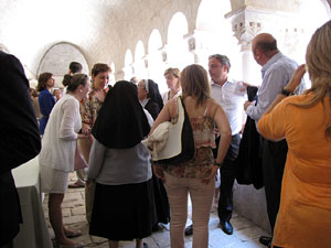 Inauguració de la restauració del claustre de Sant Daniel