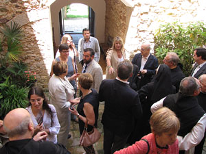 Inauguració de la restauració del claustre de Sant Daniel