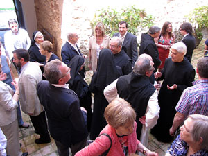 Inauguració de la restauració del claustre de Sant Daniel