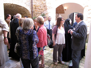 Inauguració de la restauració del claustre de Sant Daniel