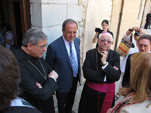 Inauguració de la restauració del claustre de Sant Daniel