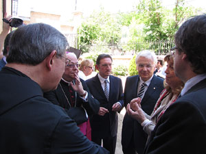 Inauguració de la restauració del claustre de Sant Daniel