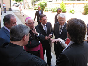 Inauguració de la restauració del claustre de Sant Daniel