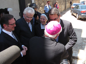 Inauguració de la restauració del claustre de Sant Daniel