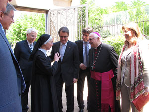 Inauguració de la restauració del claustre de Sant Daniel