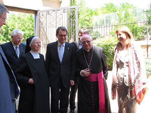 Inauguració de la restauració del claustre de Sant Daniel