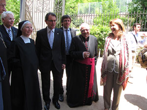 Inauguració de la restauració del claustre de Sant Daniel