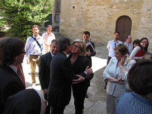 Inauguració de la restauració del claustre de Sant Daniel