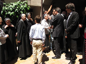 Inauguració de la restauració del claustre de Sant Daniel