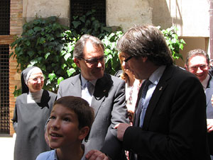 Inauguració de la restauració del claustre de Sant Daniel