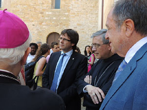 Inauguració de la restauració del claustre de Sant Daniel