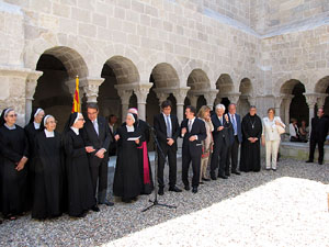 Inauguració de la restauració del claustre de Sant Daniel