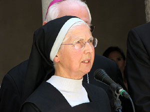 Inauguració de la restauració del claustre de Sant Daniel