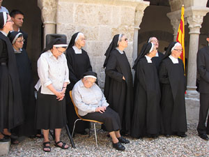 Inauguració de la restauració del claustre de Sant Daniel