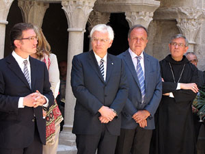 Inauguració de la restauració del claustre de Sant Daniel