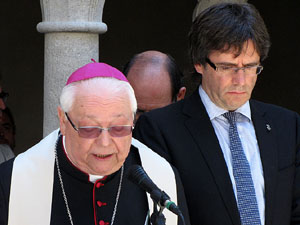 Inauguració de la restauració del claustre de Sant Daniel