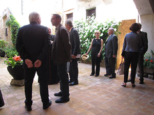 Inauguració de la restauració del claustre de Sant Daniel