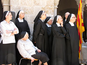 Inauguració de la restauració del claustre de Sant Daniel