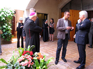 Inauguració de la restauració del claustre de Sant Daniel