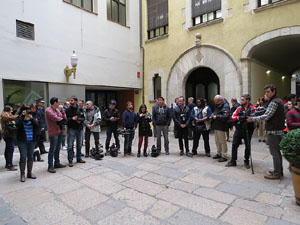 Ple de ren&uacute;ncia de Carles Puigdemont com alcalde de Girona