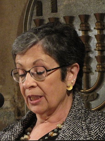 La doctora Anna M. Garc&iacute;a Rovira, catedr&agrave;tica d'hist&ograve;ria contempor&agrave;nia i directora del Grup de Recerca Mem&ograve;ria, Hist&ograve;ria, Identitats de la Universitat de Girona, durant la seva intervenci&oacute;