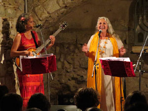 17a Jornada Europea de la Cultura Jueva. Concert de Rosa Zaragoza amb Rus&oacute; Sala, Gabriela Ahumada i Tamara Prezek