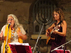 17a Jornada Europea de la Cultura Jueva. Concert de Rosa Zaragoza amb Rus&oacute; Sala, Gabriela Ahumada i Tamara Prezek